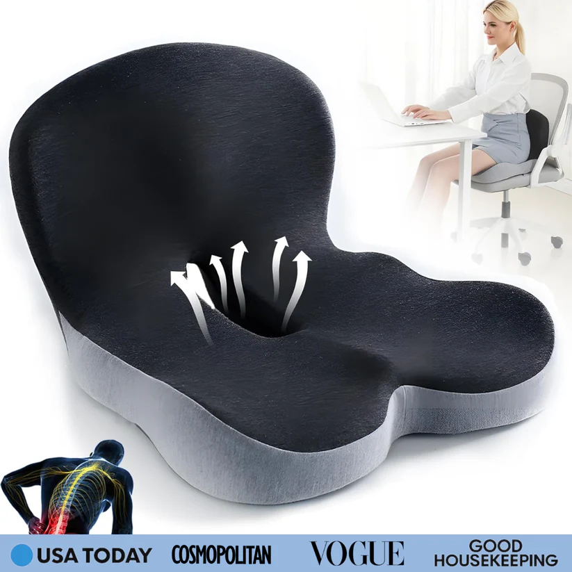 Orthopedic Cushion - Instant Relief for Back & Sciatica Pain